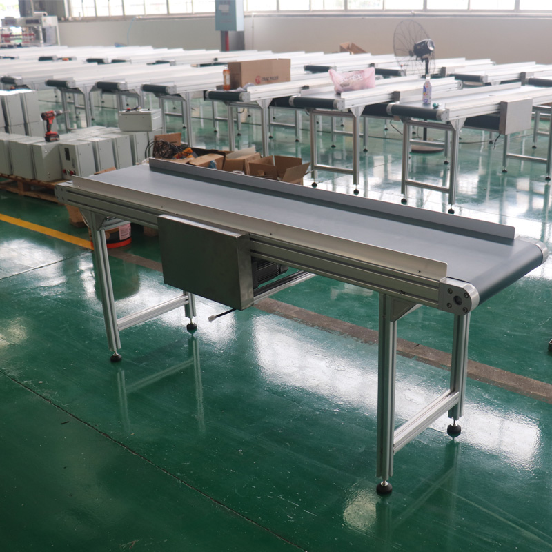 Automatyczna linia montażowa przenośnika taśmowego PVC w fabryce ISO z przenośnikiem zakrzywionym