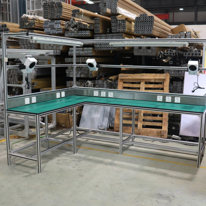 Antystatyczny stół warsztatowy stół warsztatowy z profilem aluminiowym jednostronny stół warsztatowy